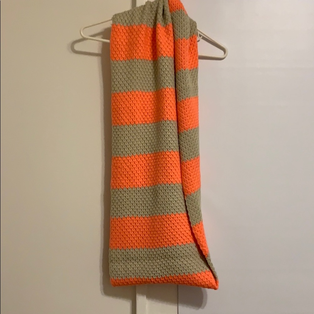Striped infinity scarf